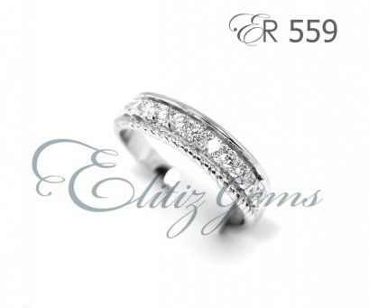 แหวนเพชรแถว ER559